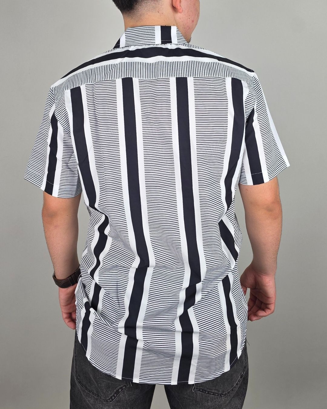 CAMISA BLACKOUT MANGA CORTA CABALLERO
