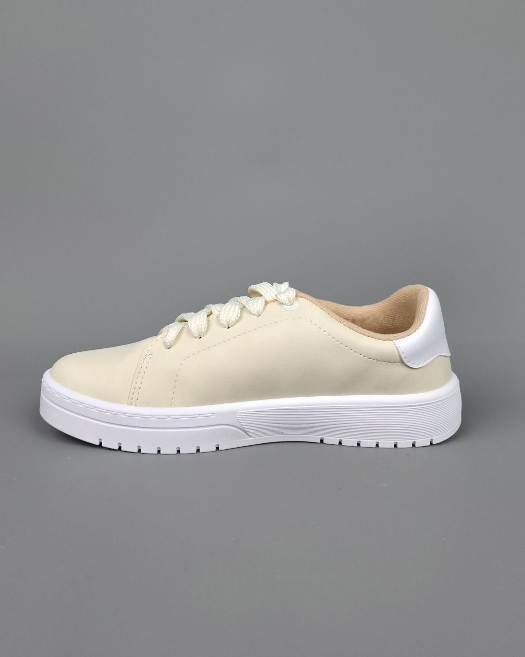 TENNIS MOLECA CREMA PARA DAMA