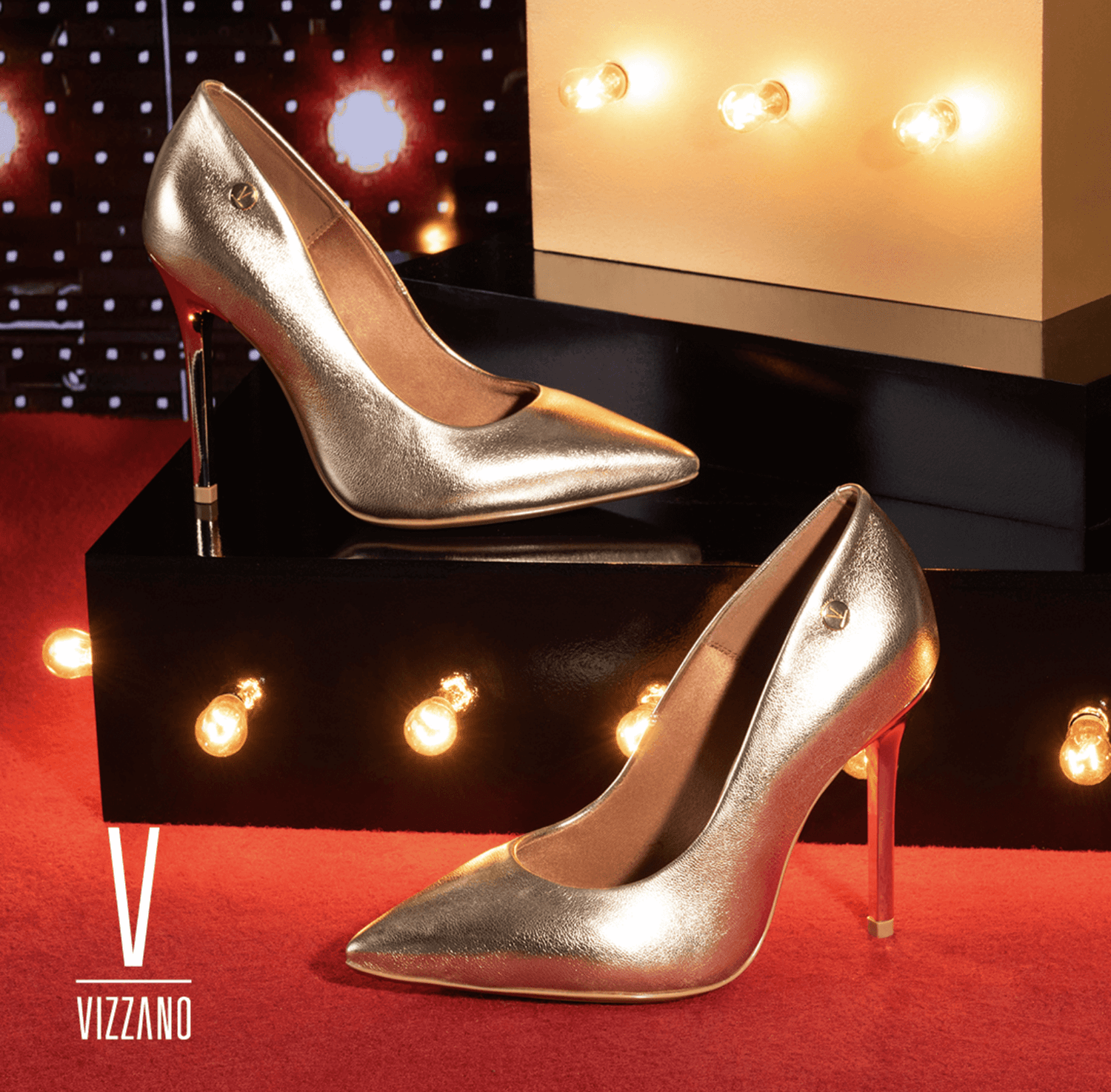 ZAPATO VIZZANO DORADO PARA DAMA