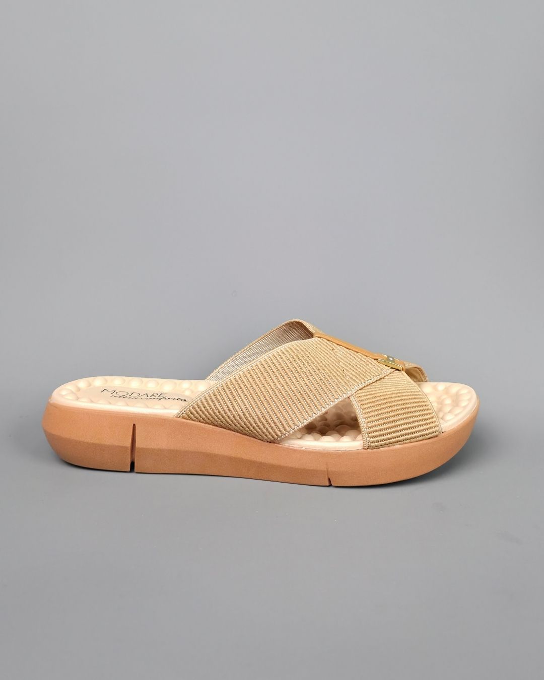 SANDALIA MODARE CAMEL DE MUJER