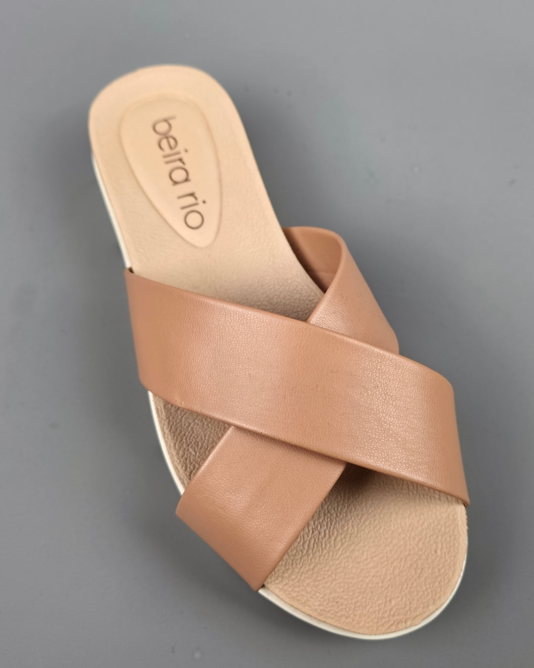 SANDALIA BEIRA RIO BEIGE PARA DAMA