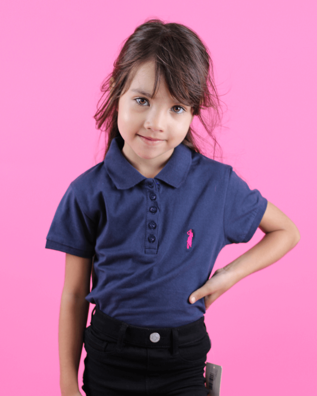 POLO NIÑA CAMBRIDGE POLO AZUL