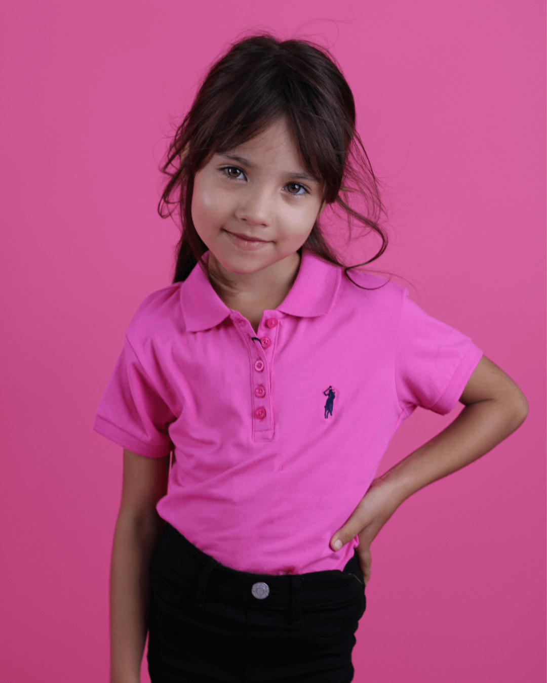 POLO NIÑA CAMBRIDGE POLO ROSA