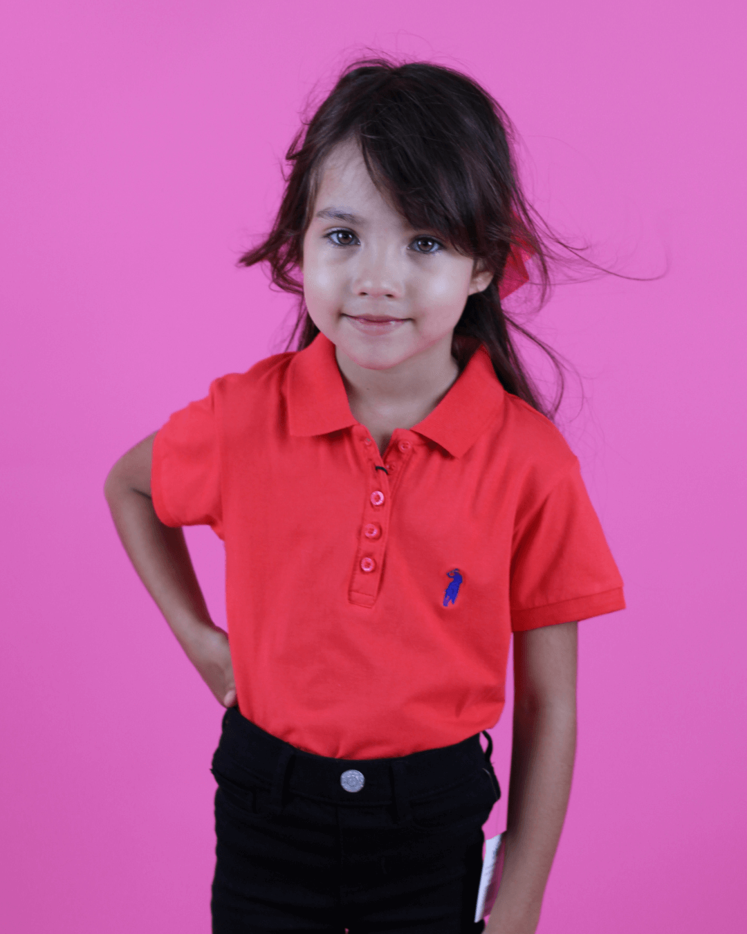 POLO NIÑA CAMBRIDGE POLO ROJA