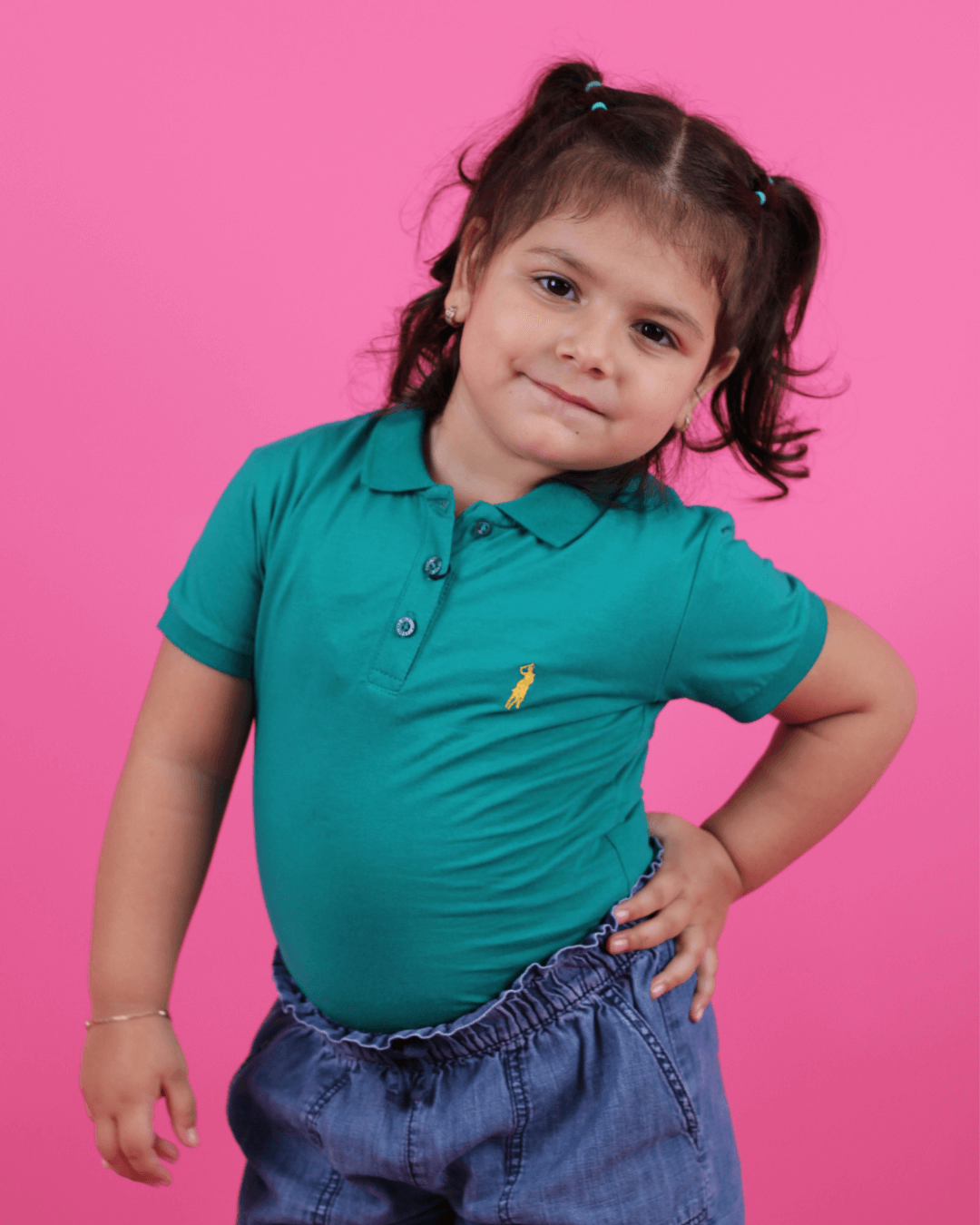 POLO NIÑA CAMBRIDGE POLO VERDE