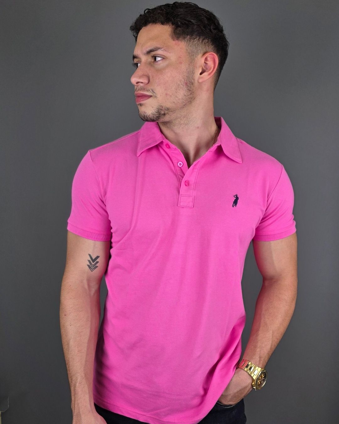 POLO CAMBRIDGE POLO ROSADA PARA CABALLERO