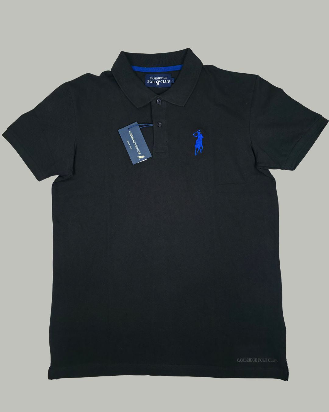 POLO CAMBRIDGE POLO NEGRA PARA CABALLERO