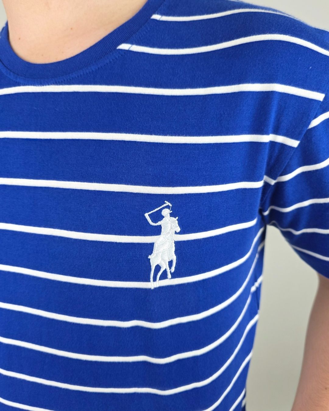 CAMISETA CAMBRIDGE POLO AZUL CON RAYAS PARA CABALLERO