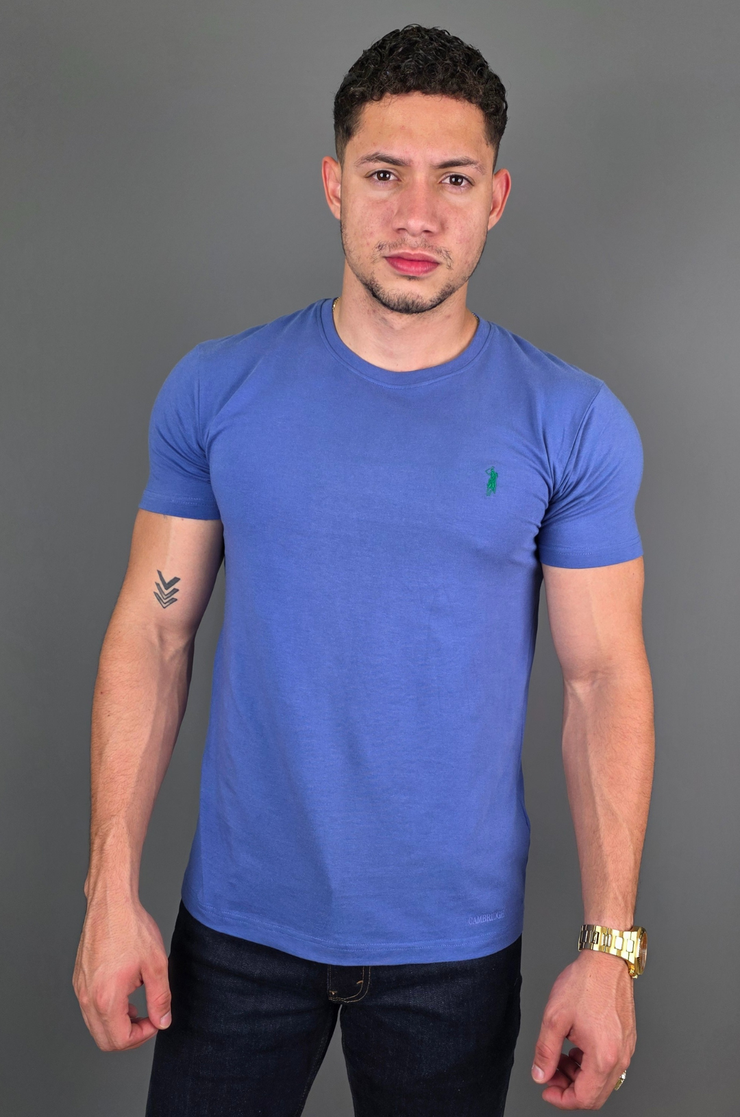 CAMISETA CAMBRIDGE POLO AZUL PARA CABALLERO