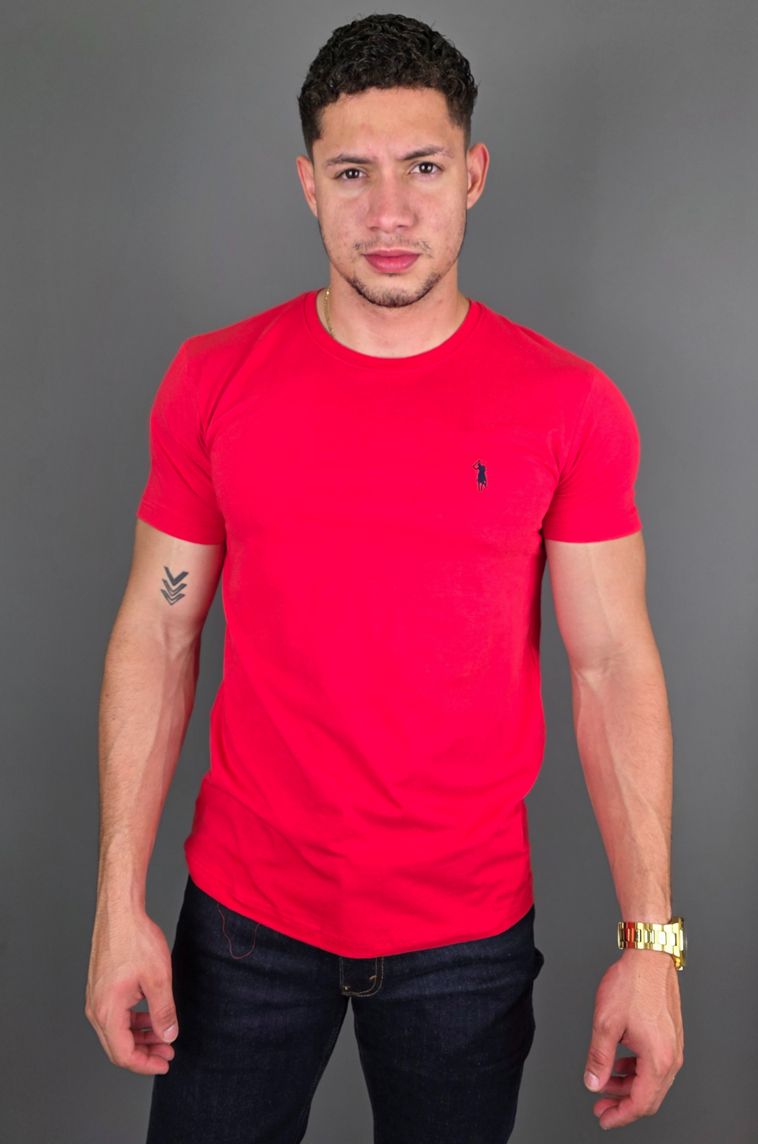 CAMISETA CAMBRIDGE POLO ROJA PARA CABALLERO