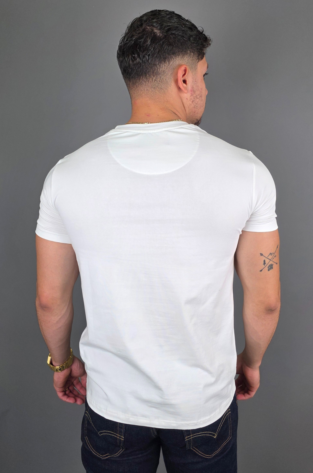 CAMISETA CAMBRIDGE POLO BLANCA PARA CABALLERO