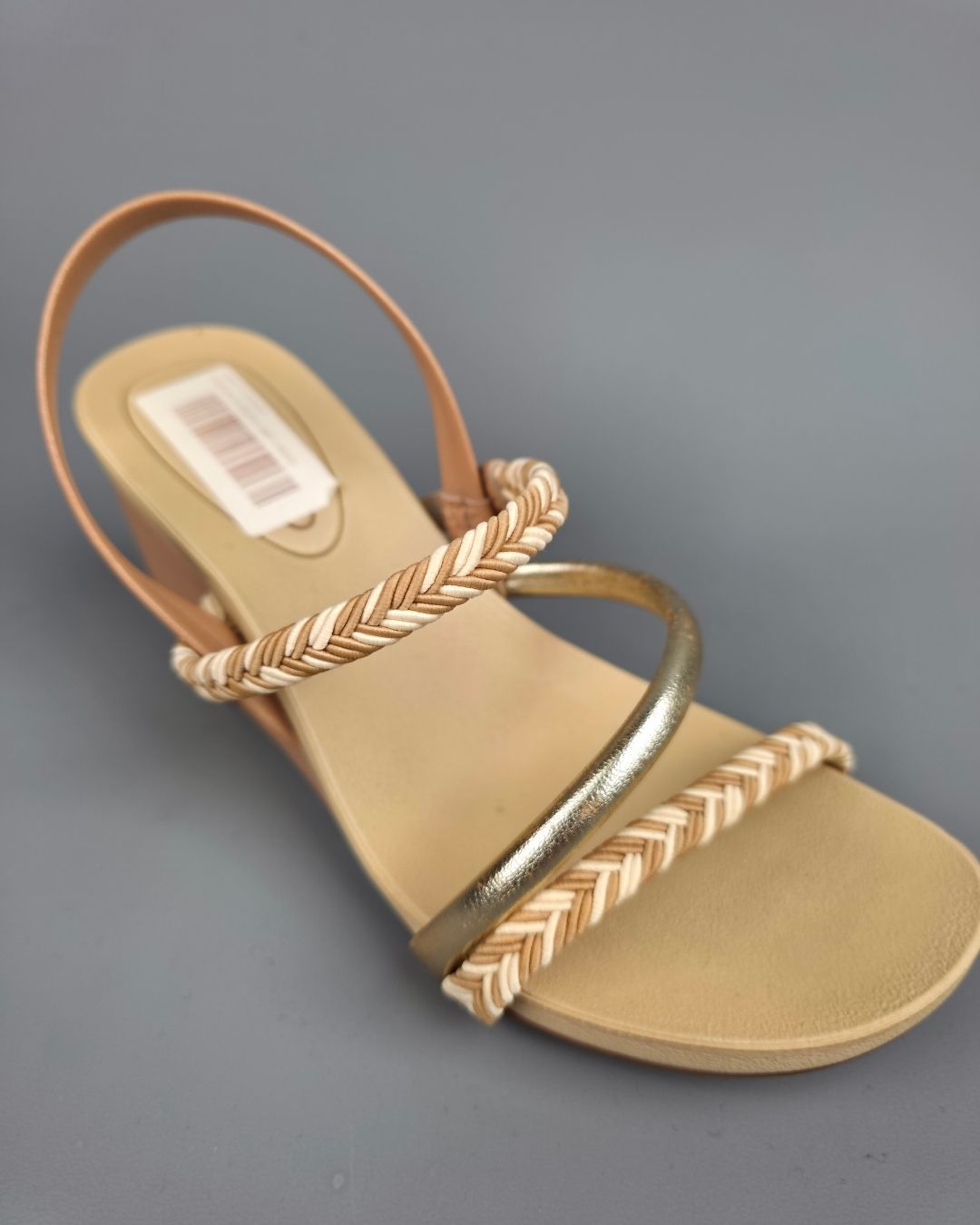 SANDALIA BEIRA RIO CAMEL PARA DAMA