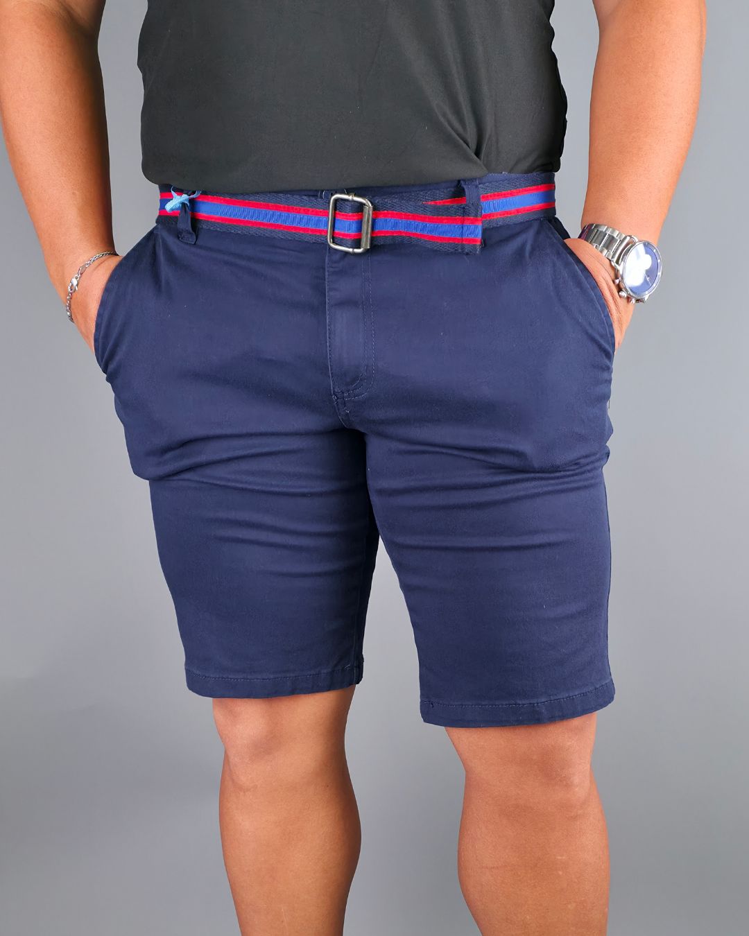 SHORT CAMBRIDGE POLO AZUL OSCURO PARA CABALLERO