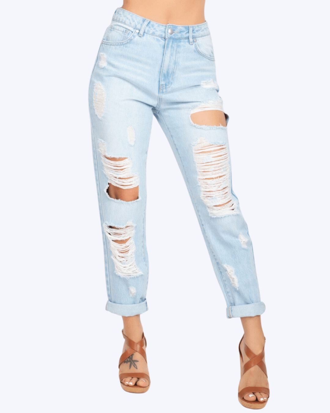 JEANS IRIS CELESTE CLARO