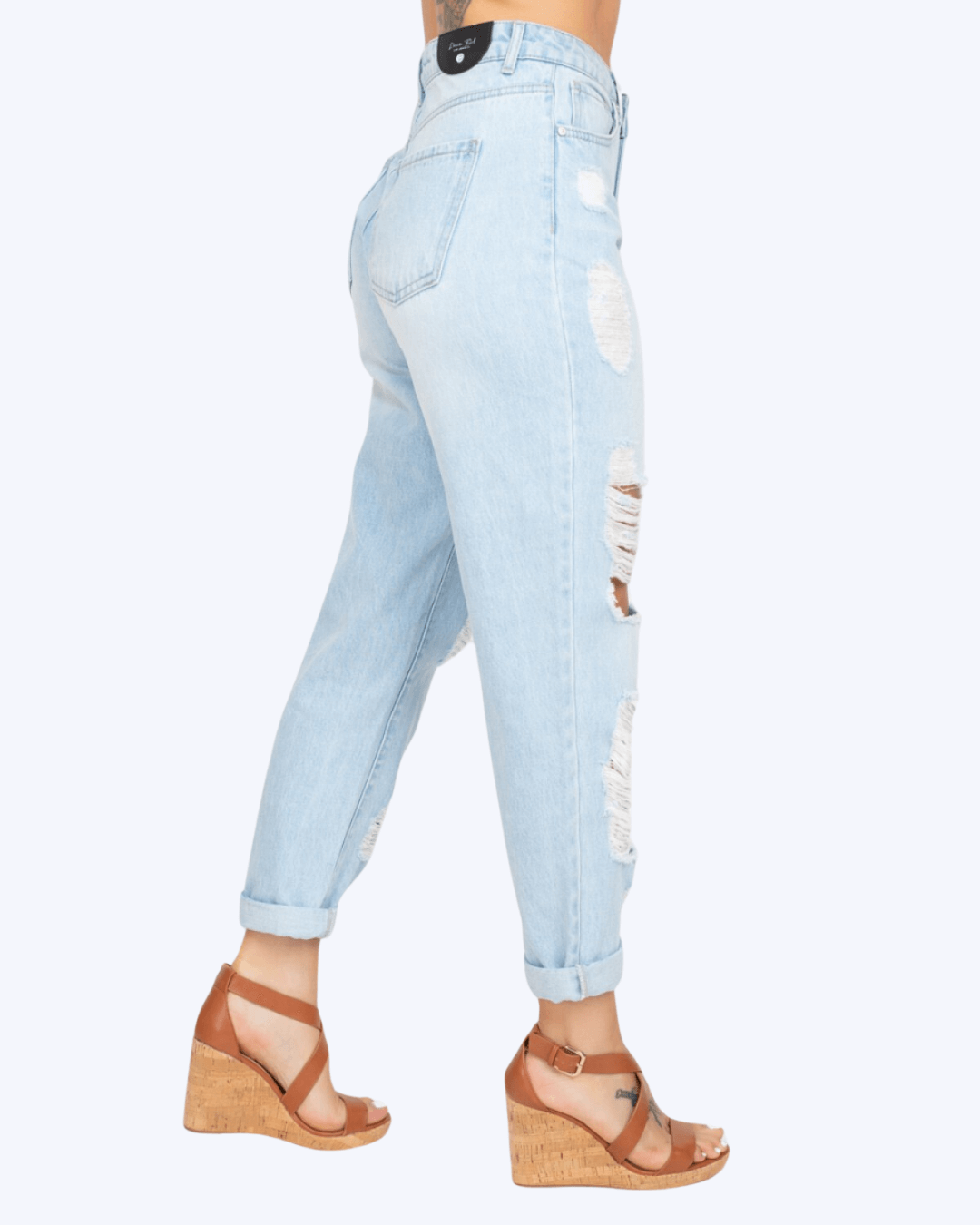 JEANS IRIS CELESTE CLARO