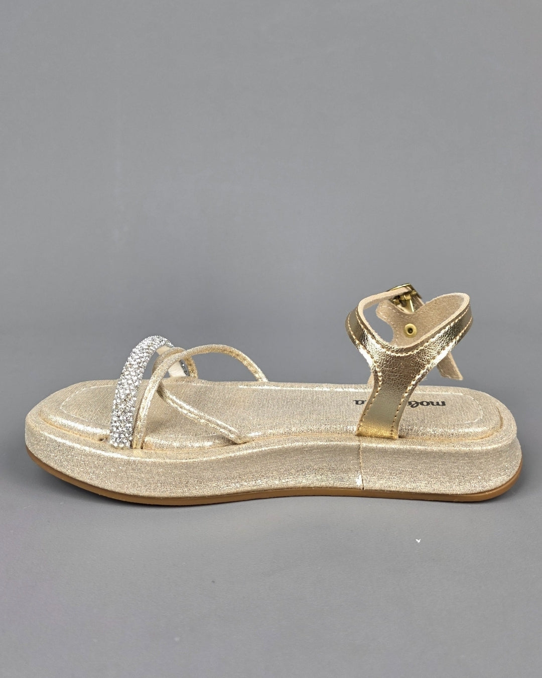 SANDALIA MOLEKINHA DORADA PARA NIÑA