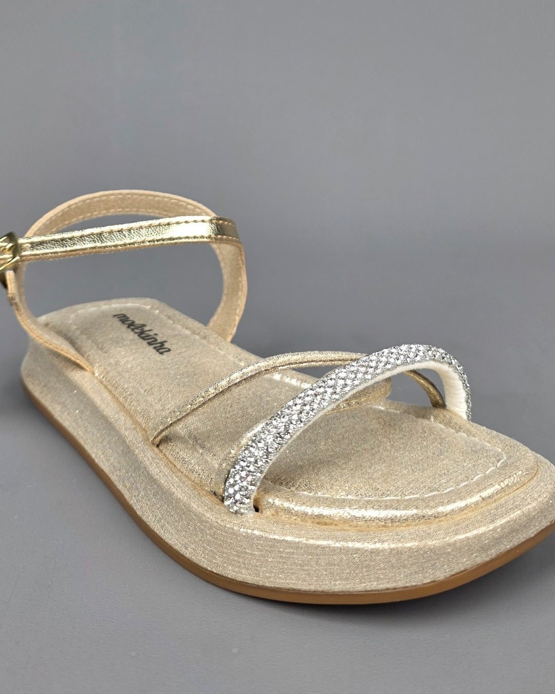 SANDALIA MOLEKINHA DORADA PARA NIÑA