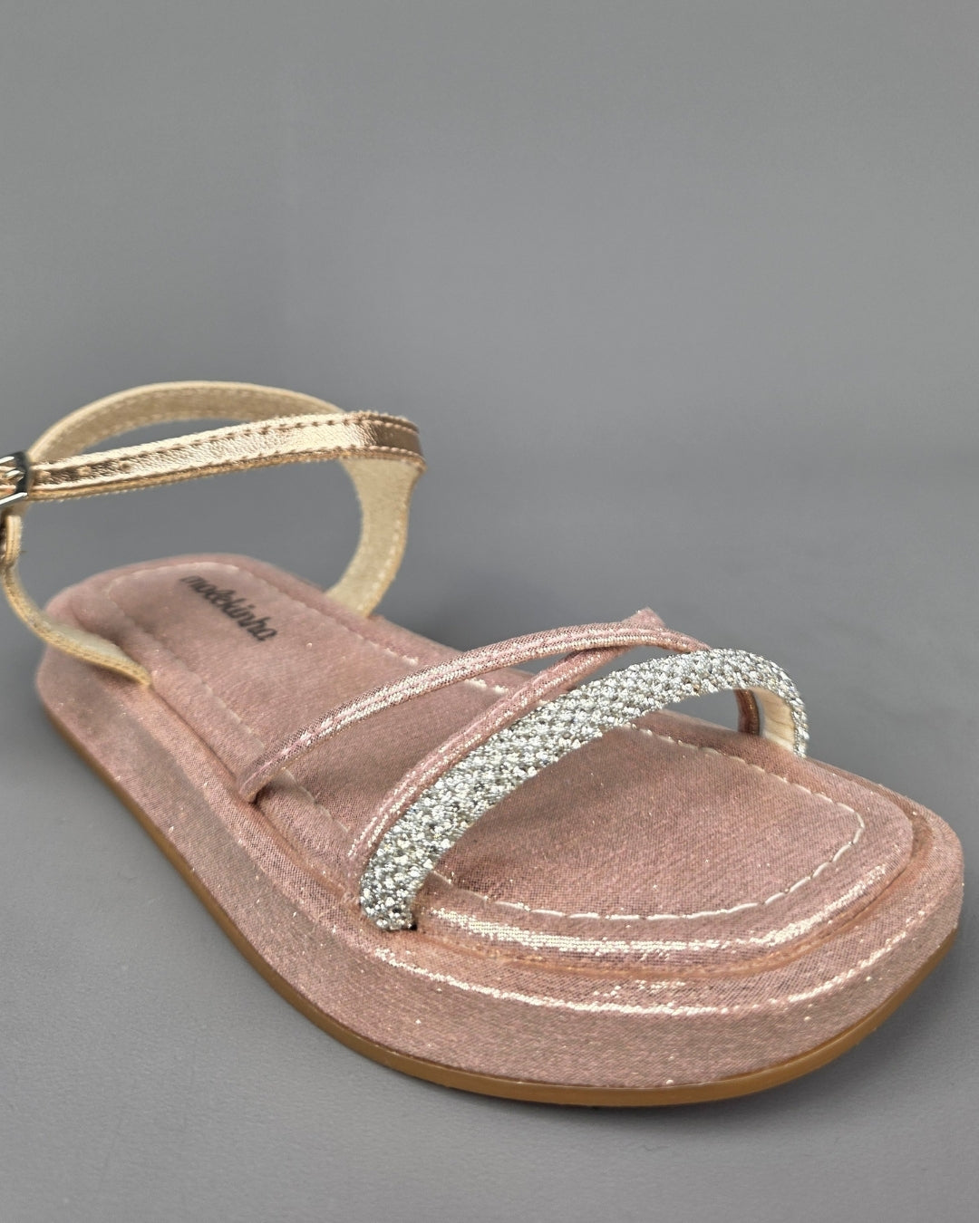 SANDALIA MOLEKINHA ORO ROSA PARA NIÑA