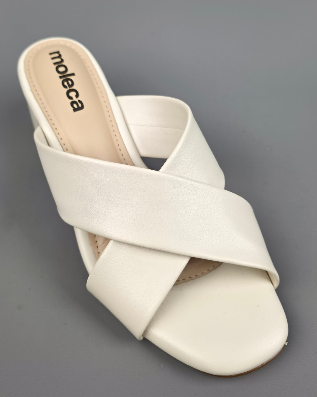 SANDALIA MOLECA BLANCA PARA DAMA