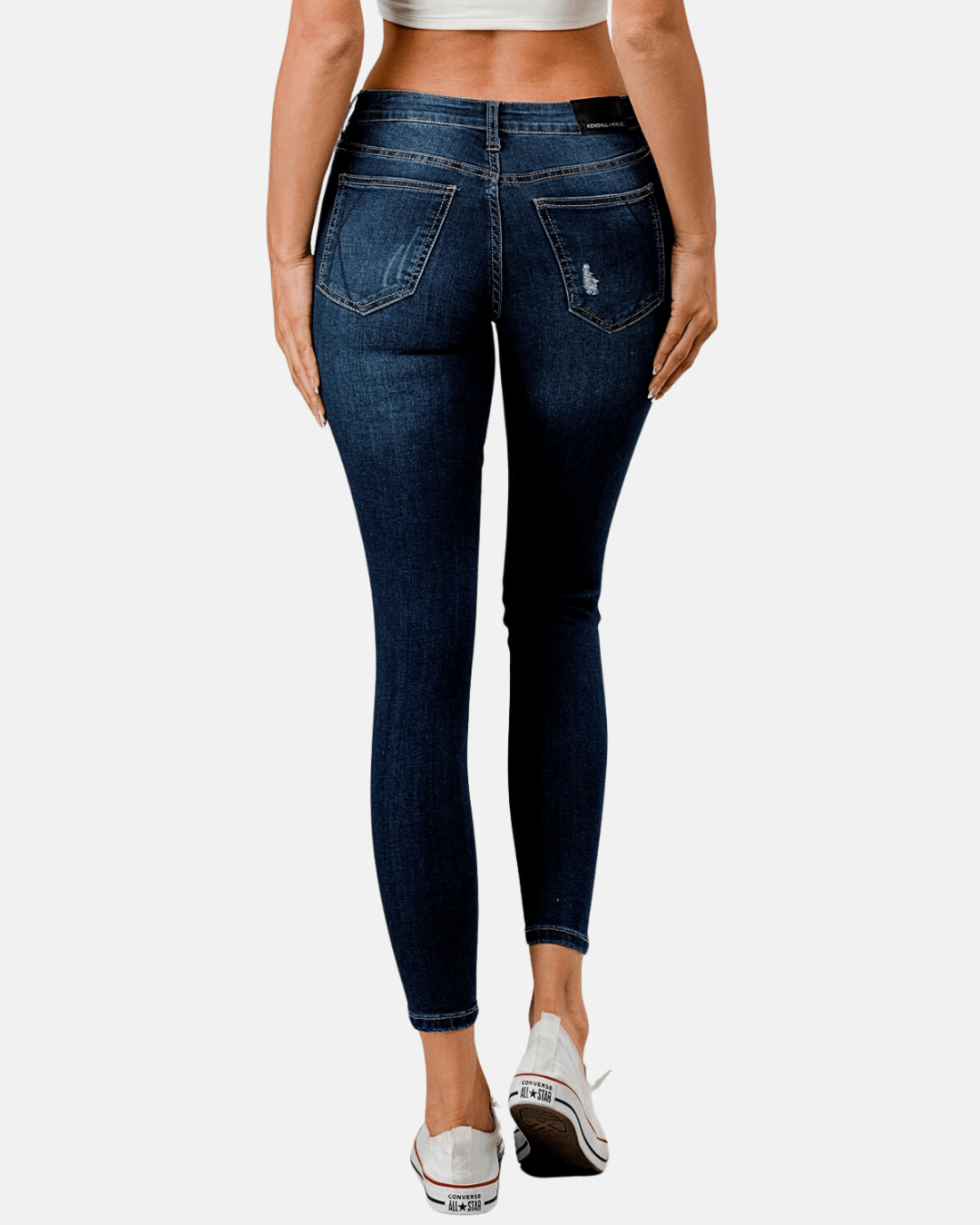 JEANS KENDALL + KYLIE AZUL OSCURO PARA DAMA