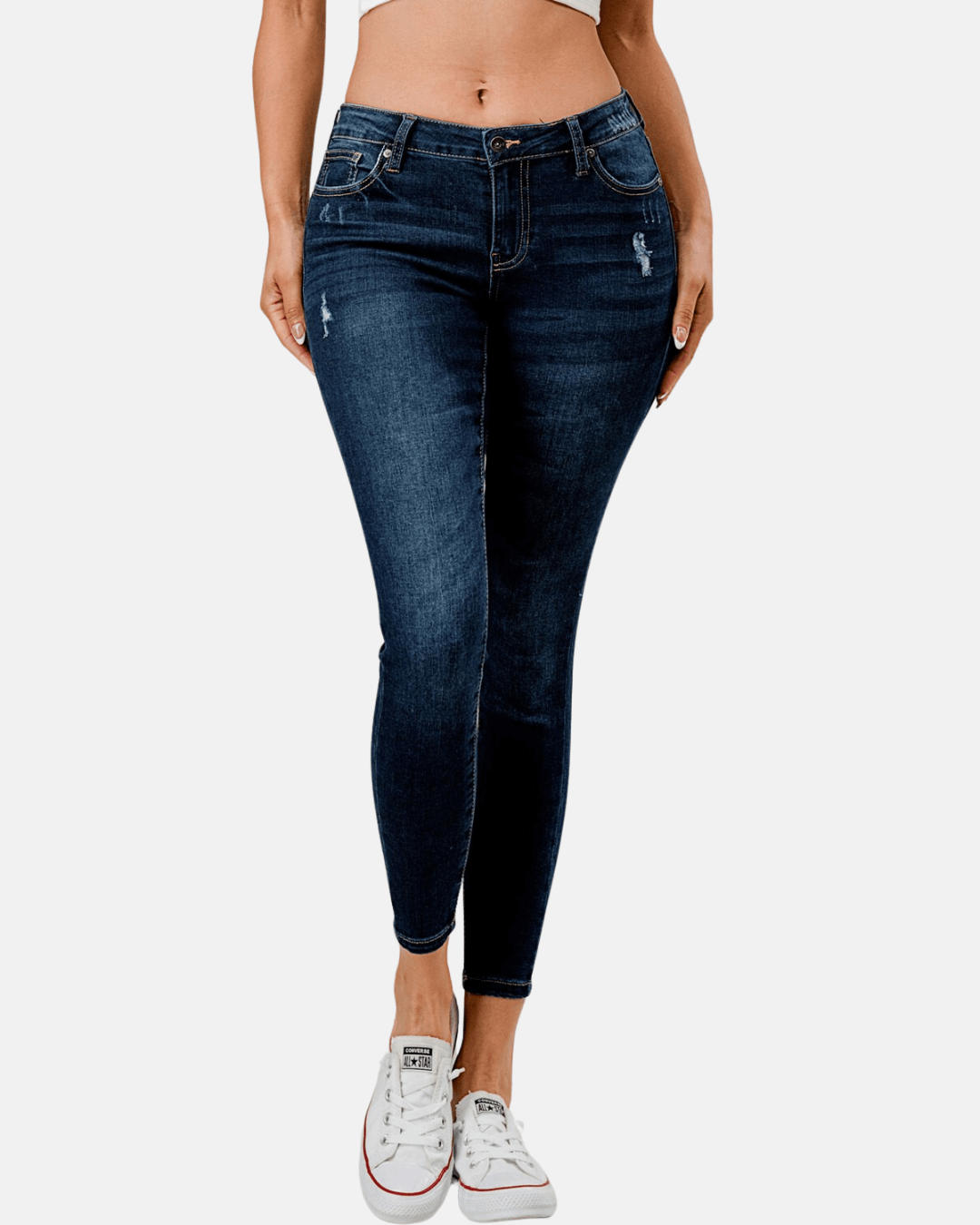 JEANS KENDALL + KYLIE AZUL OSCURO PARA DAMA