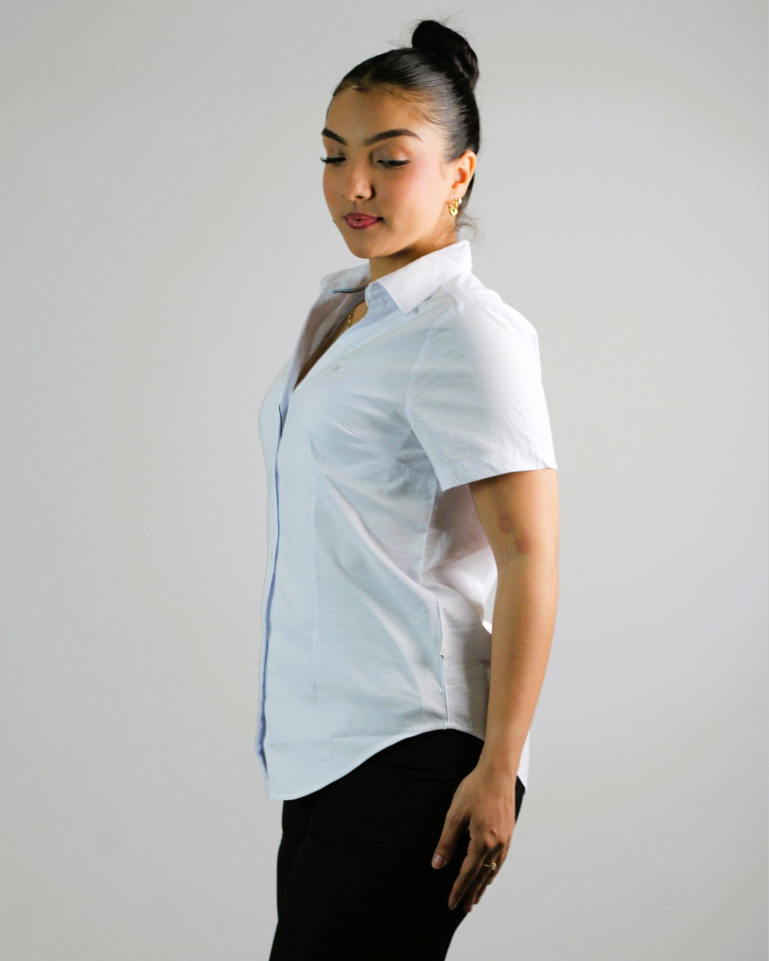 CAMISA CAMBRIDGE POLO MANGA CORTA DAMA