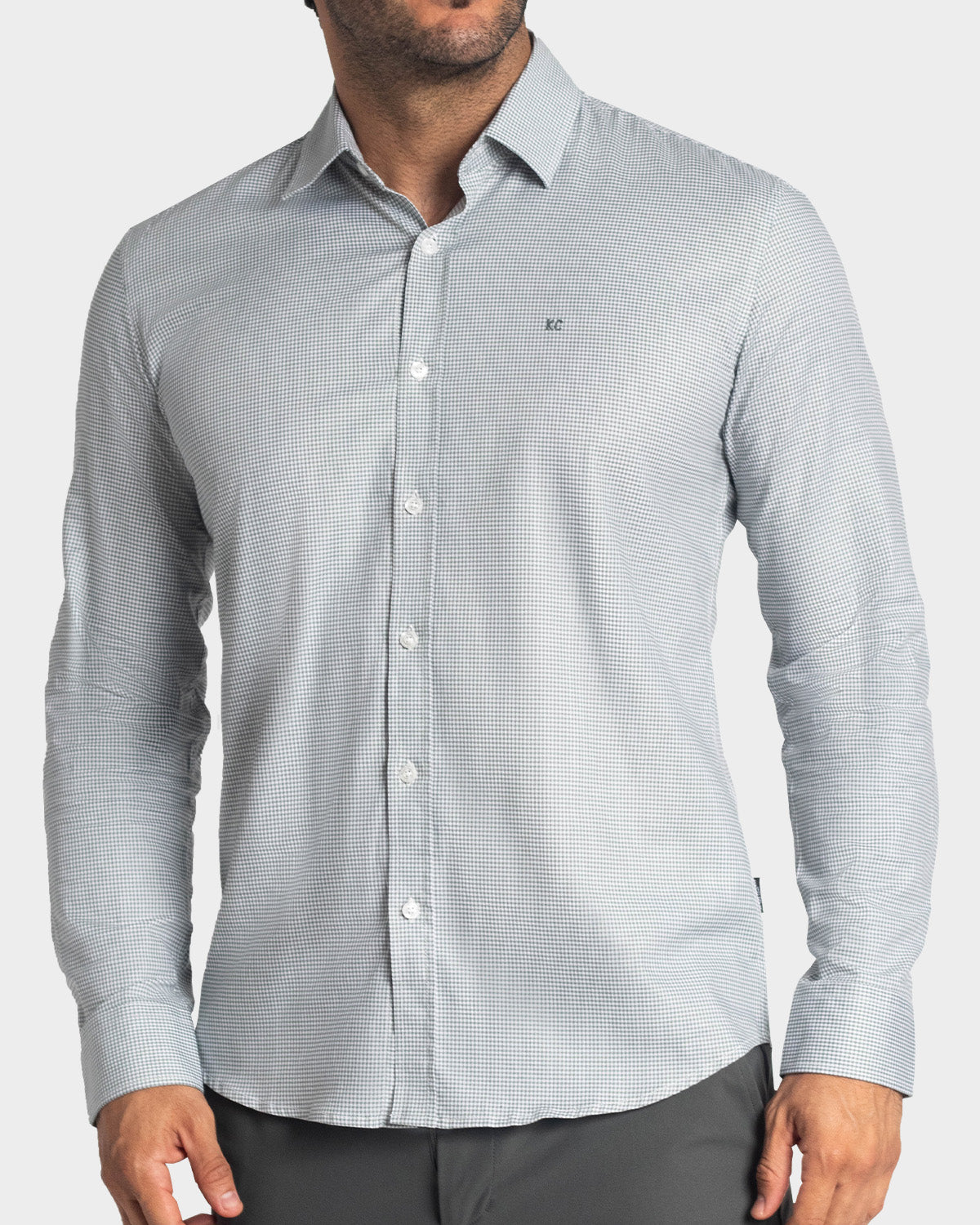CAMISA KENNETH COLE MANGA LARGA CABALLERO