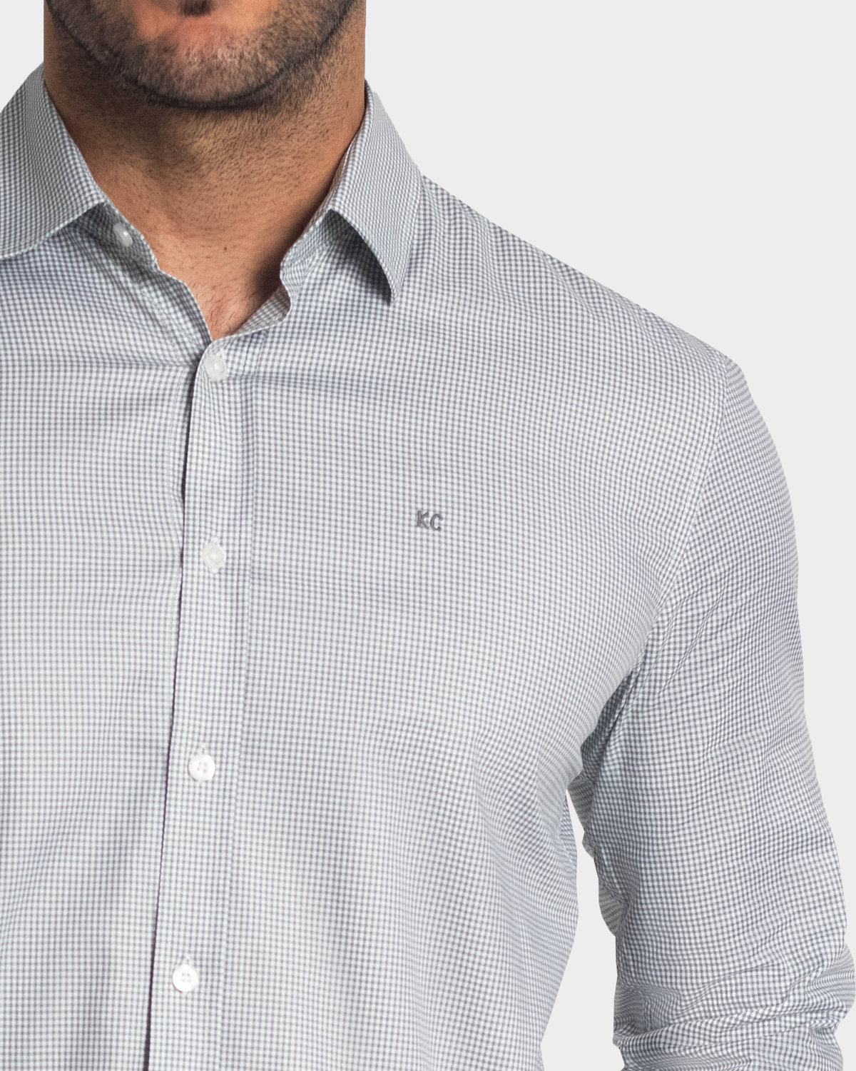 CAMISA KENNETH COLE MANGA LARGA CABALLERO