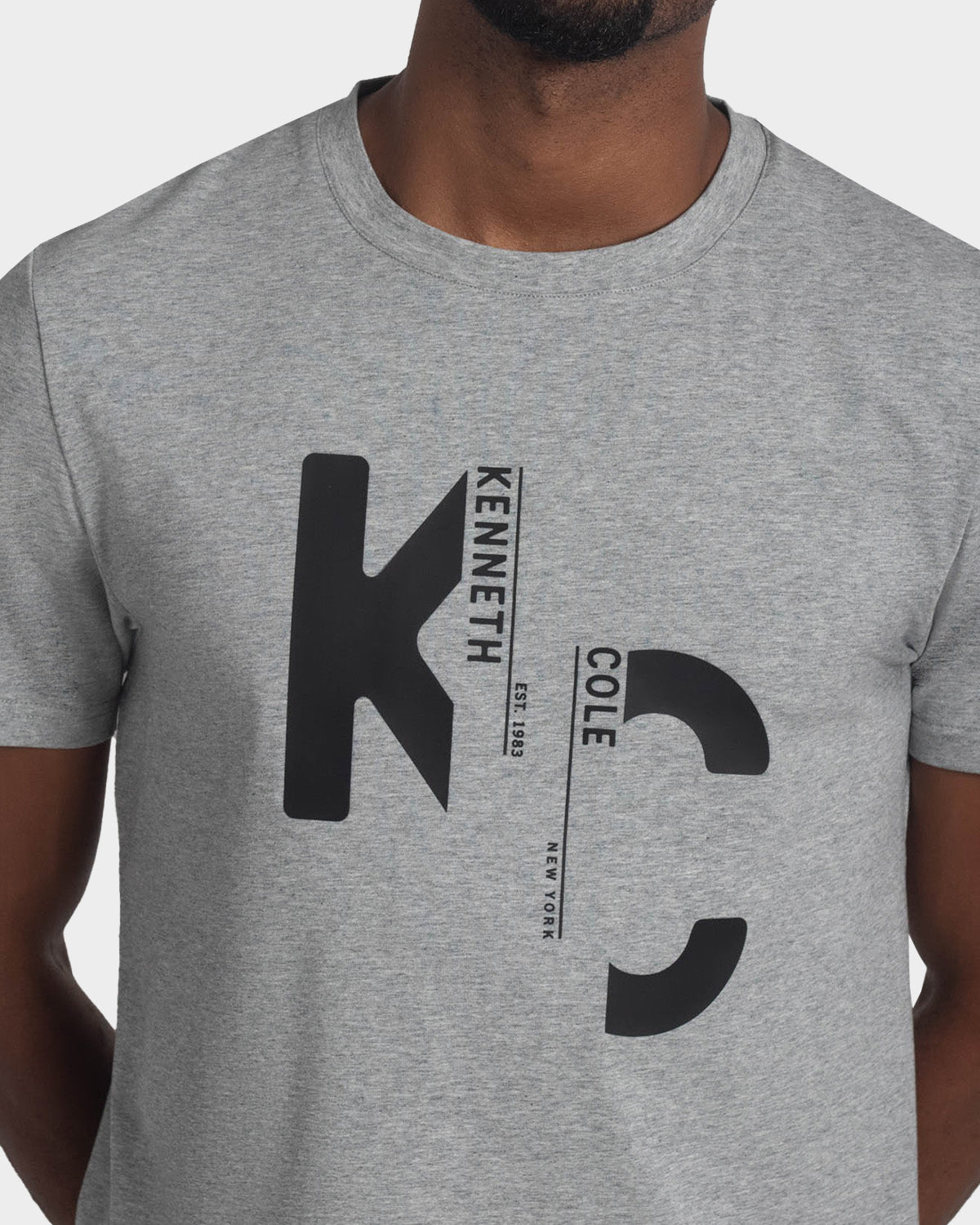 CAMISETA GRIS KENNETH COLE DE CABALLERO