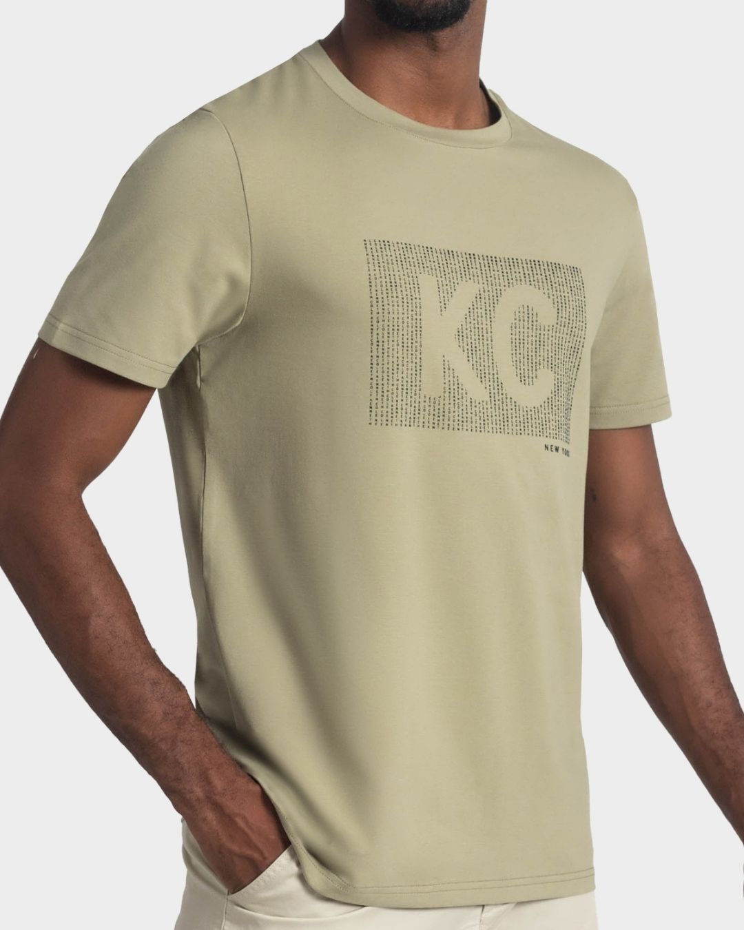 CAMISETA VERDE KENNETH COLE DE CABALLERO