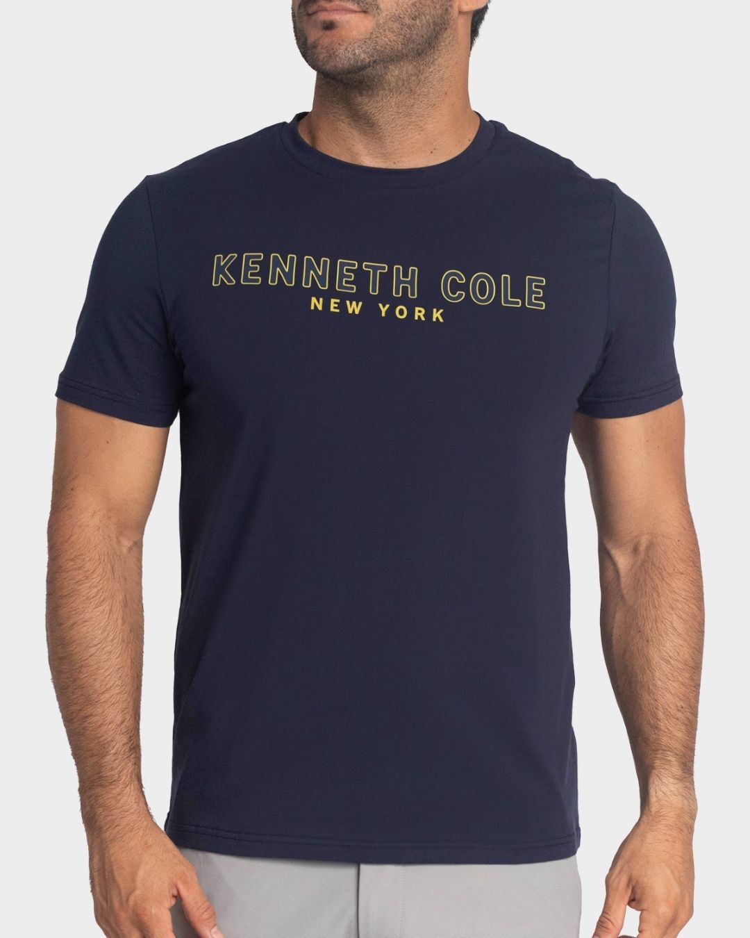 CAMISETA AZUL KENNETH COLE DE CABALLERO