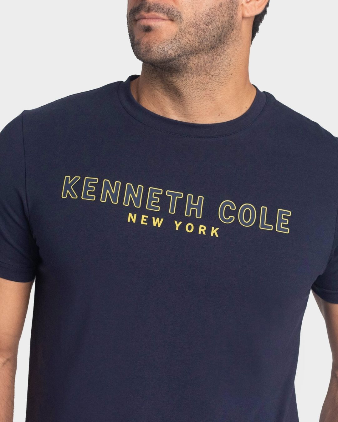 CAMISETA AZUL KENNETH COLE DE CABALLERO