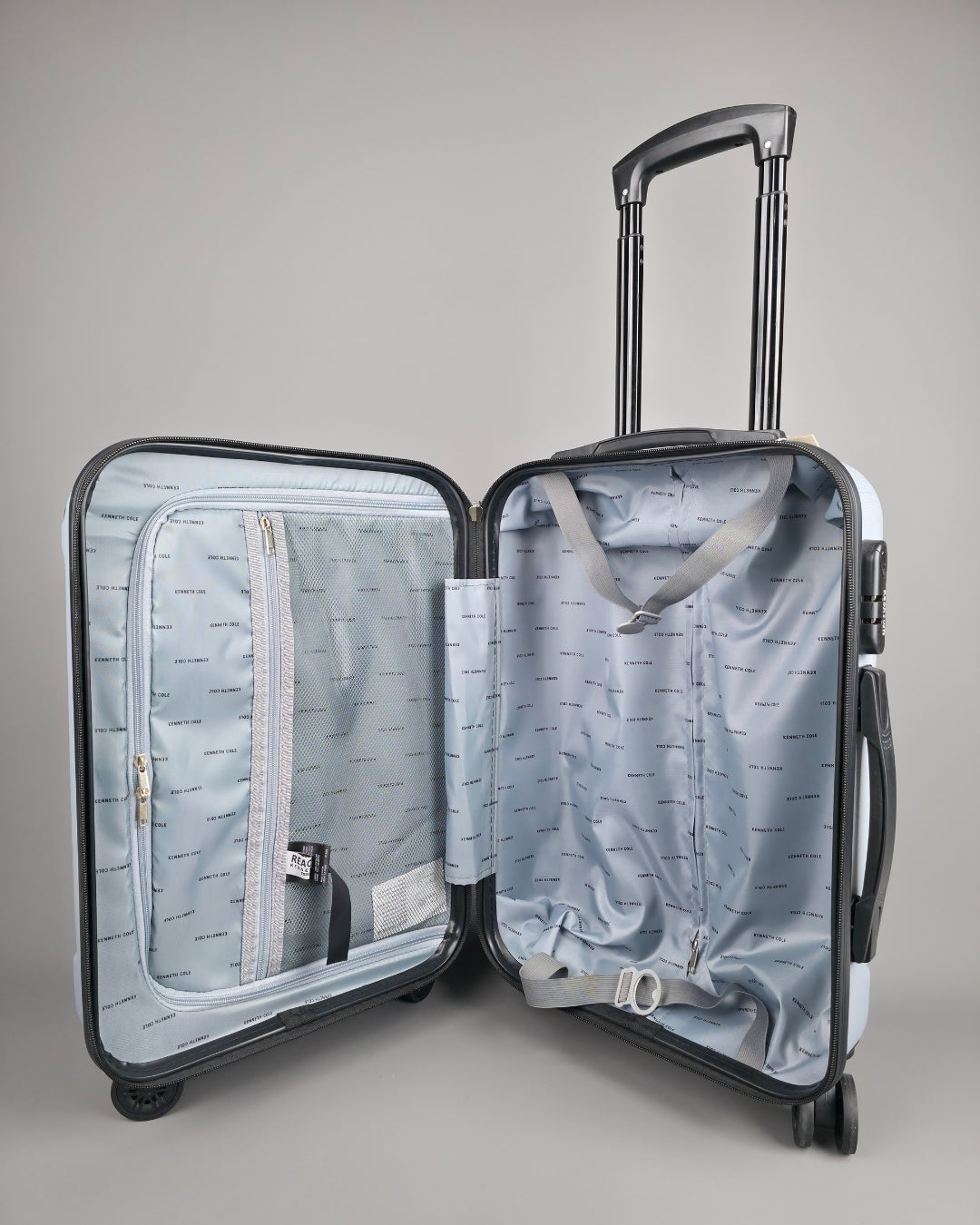 MALETA CARRY ON KENNETH COLE PLATEADA