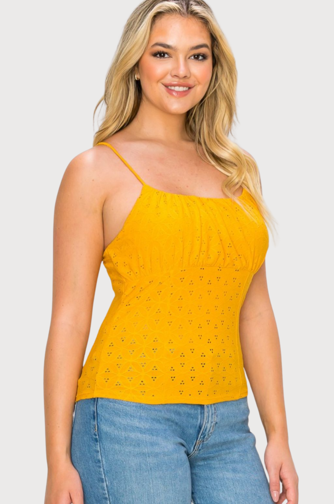 BLUSA PERSEPTION AMARILLA PARA DAMA