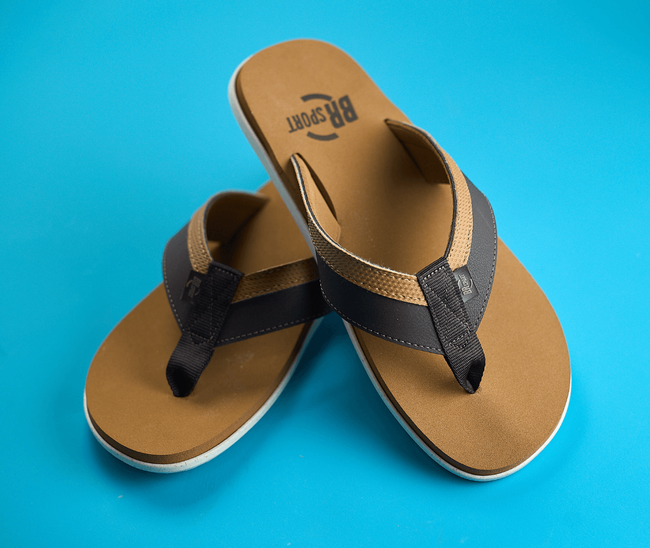 SANDALIA BRSPORT CAMEL PARA CABALLERO