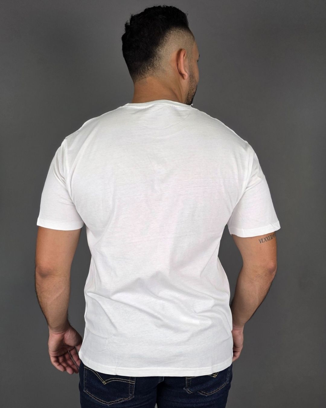 CAMISETA U.S. POLO ASSN BLANCA PARA CABALLERO