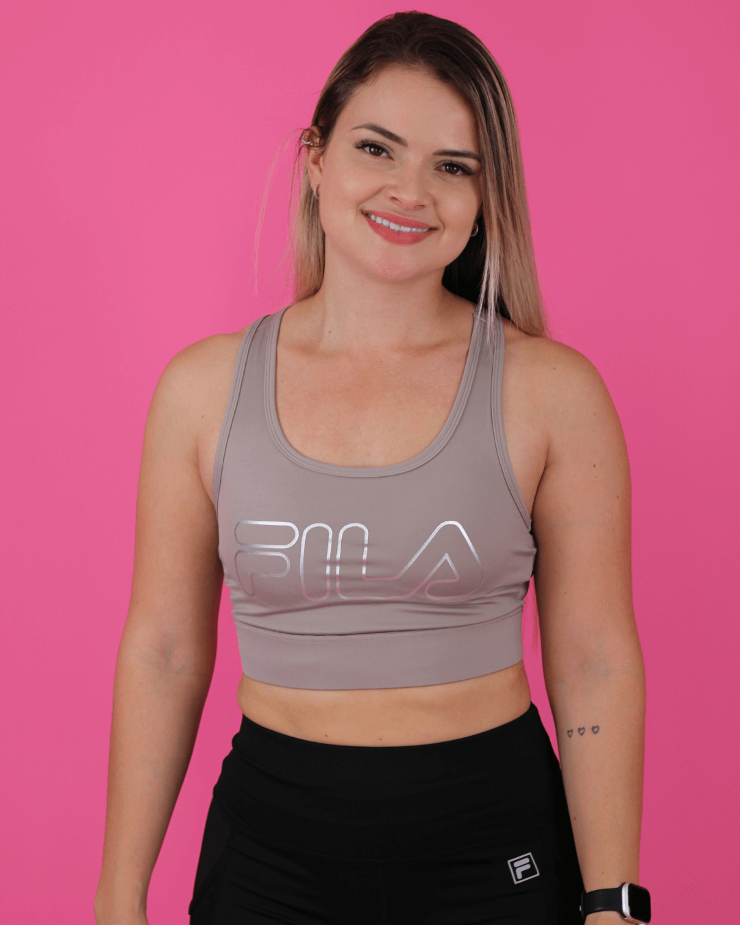 TOP FILA GRIS PARA DAMA