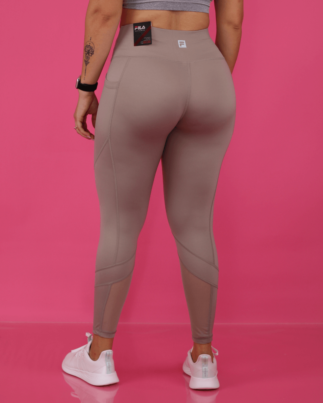 LICRA FILA MUJER GRIS