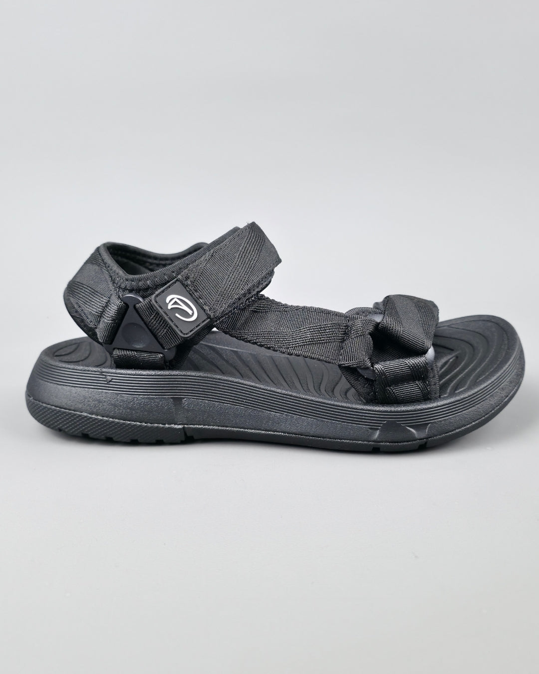 SANDALIA BOLTIO NEGRA PARA CABALLERO