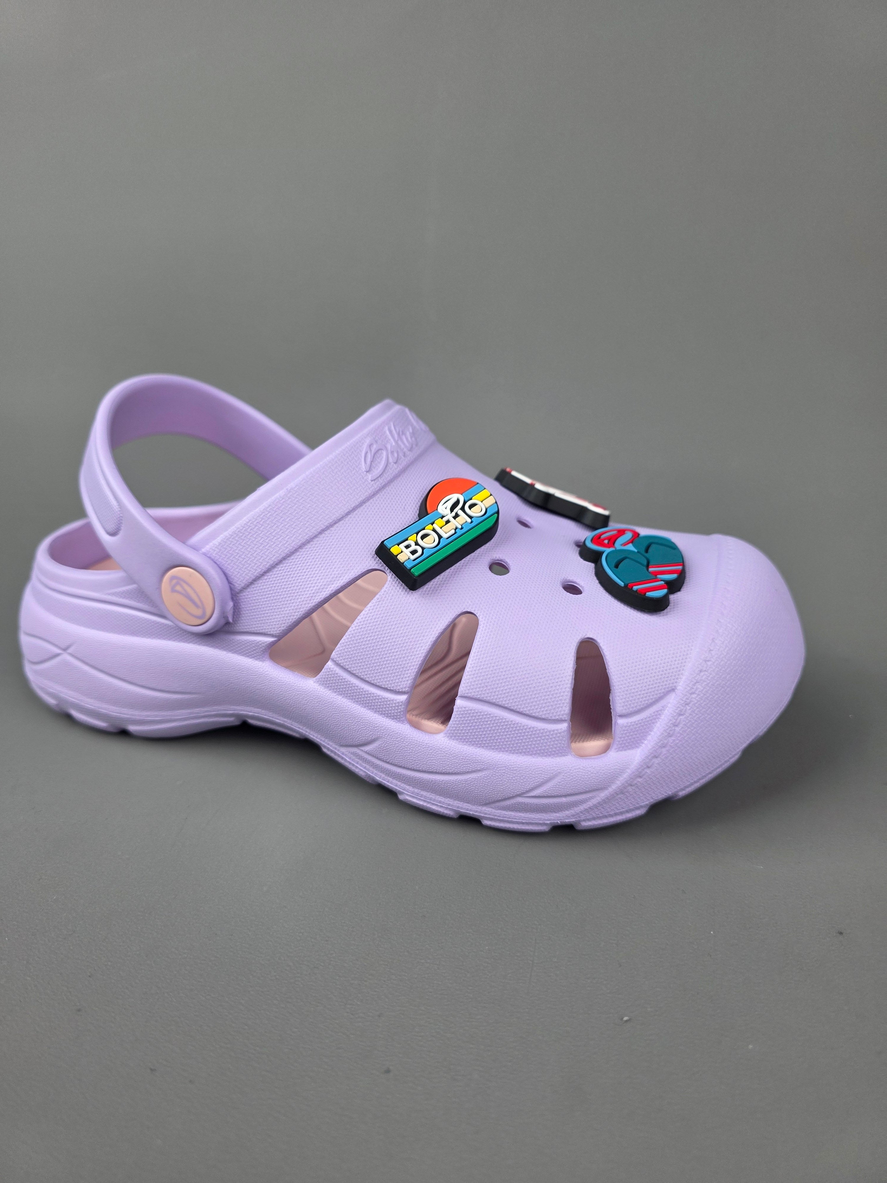 SANDALIA BOLTIO LILA PARA NIÑA