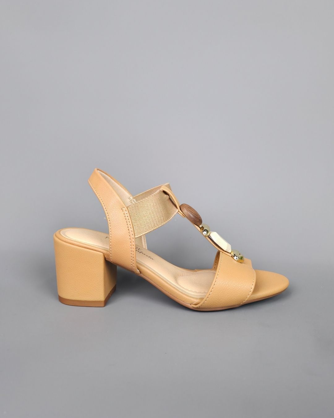 SANDALIA MODARE CAMEL DE TACON PARA DAMA