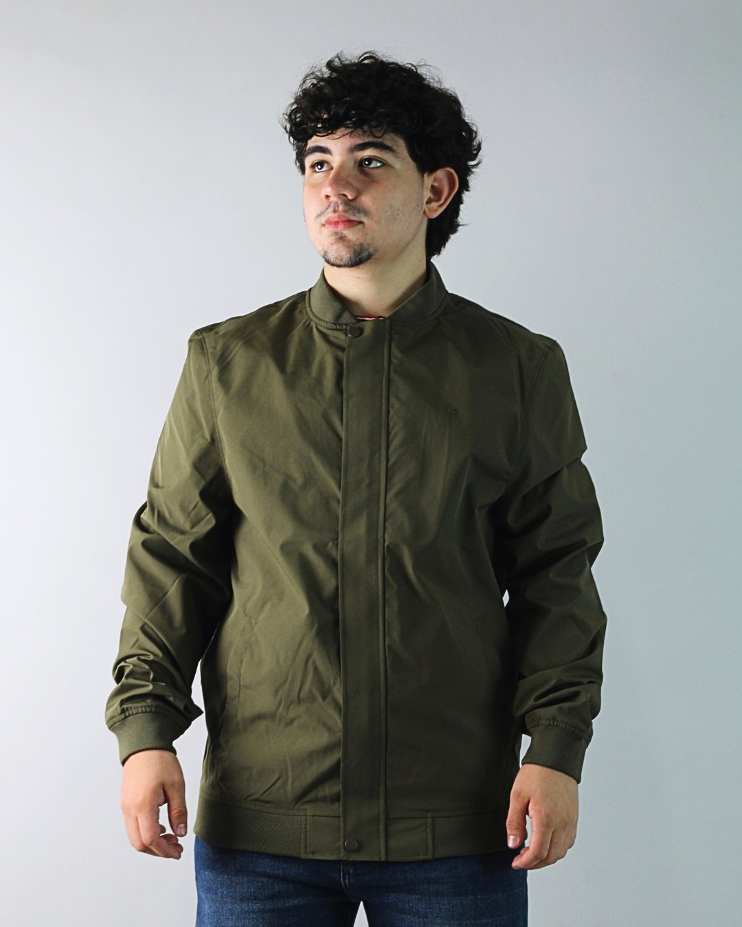 JACKET KENNETH COLE VERDE MUSGO