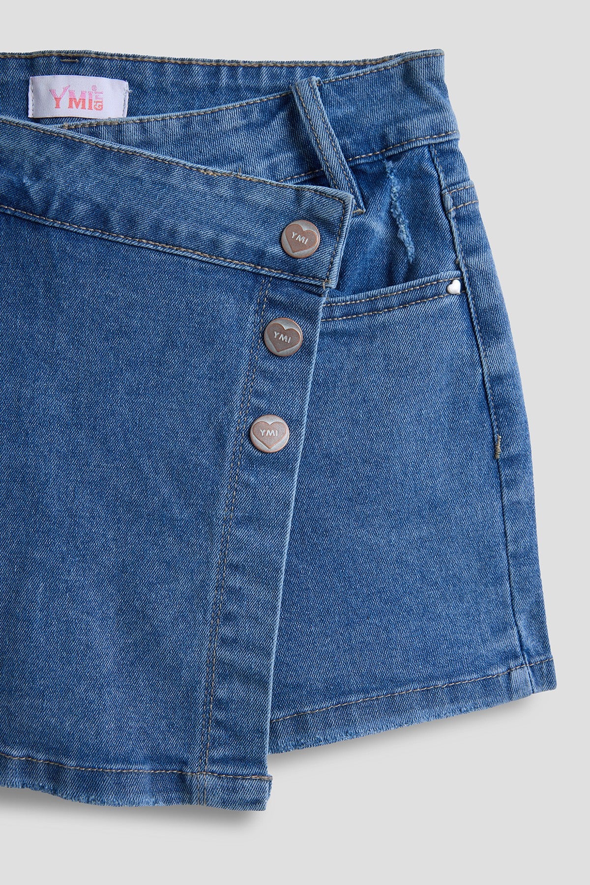 SHORT ENAGUA AZUL YMI PARA NIÑA