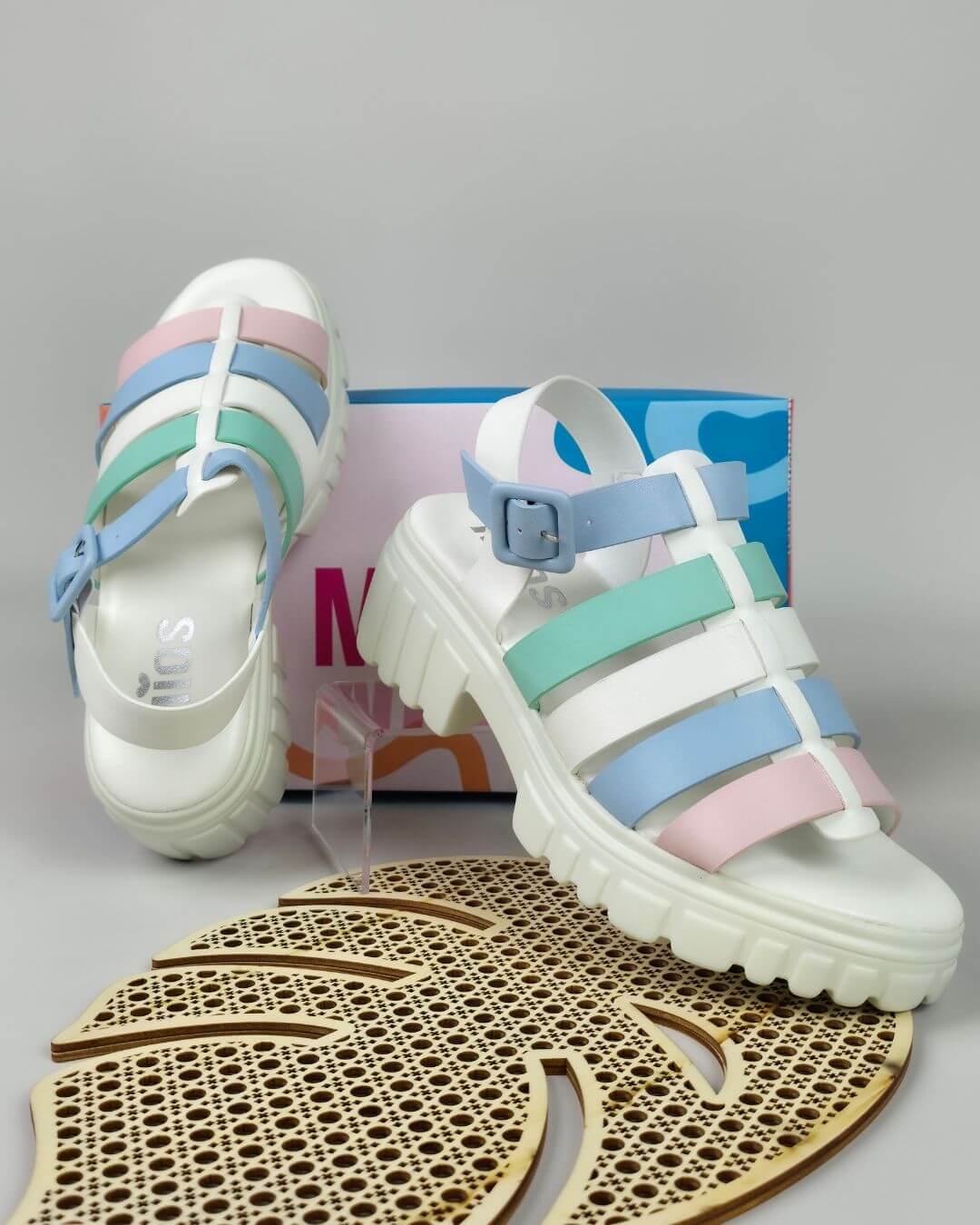 SANDALIA MIOS BLANCA PARA DAMA