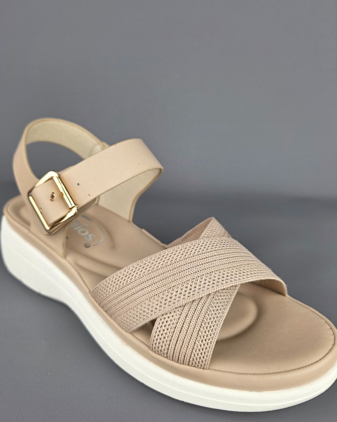 SANDALIAS MIOS BEIGE PARA DAMA