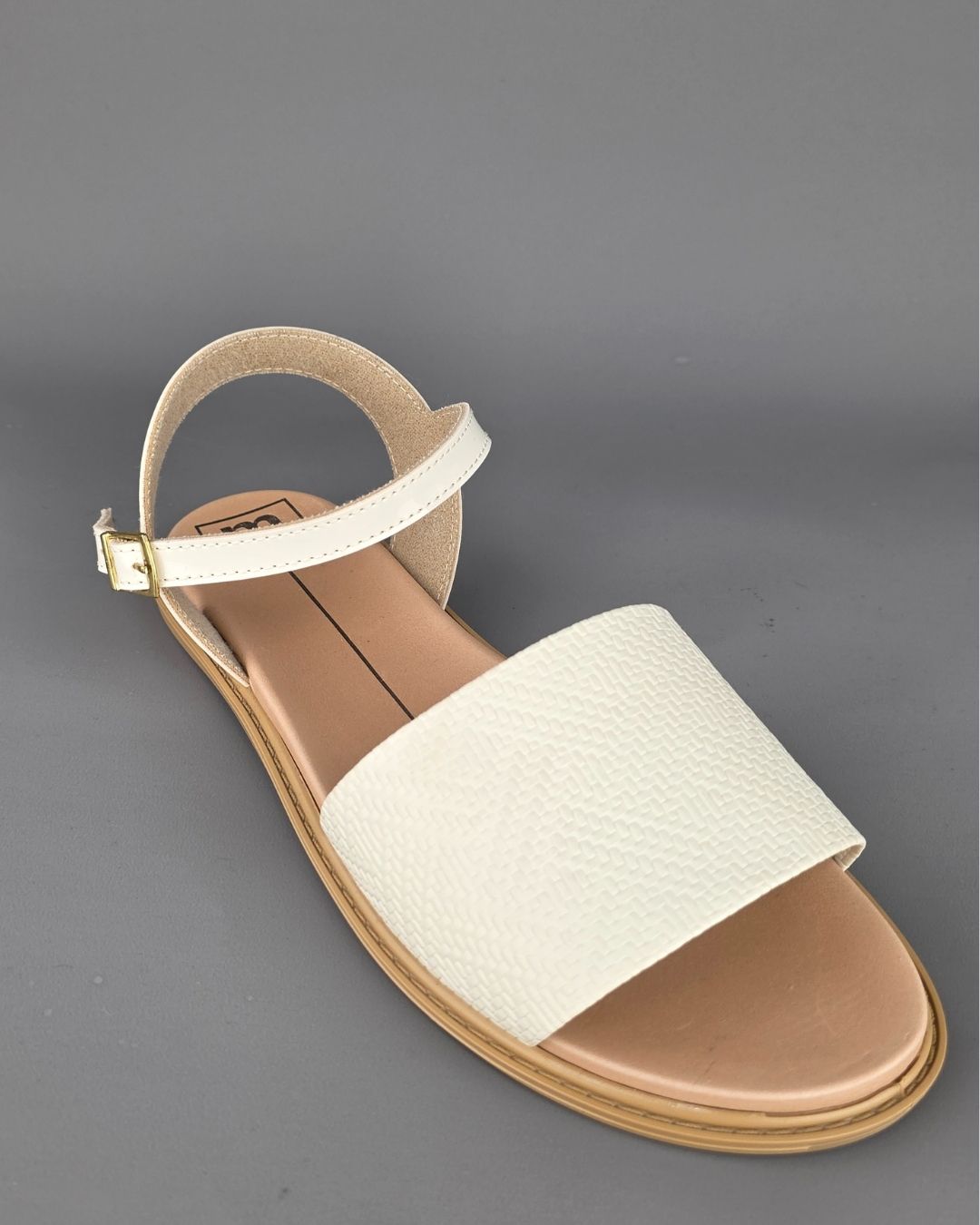 SANDALIA MOLECA BLANCA PARA DAMA