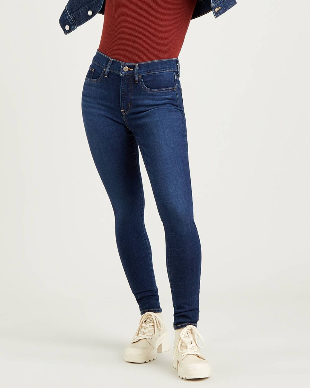 Super Skinny Jeans Levis Dama A La Cintura JEANS LEVIS DE MUJER