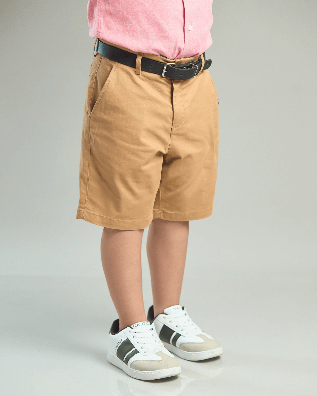 SHORT U.S. POLO NIÑO CAMEL