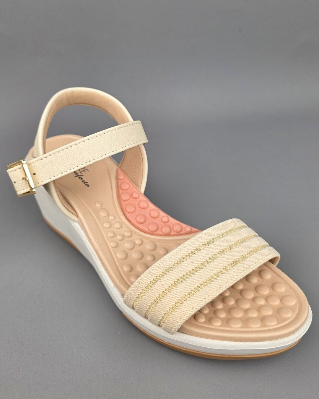 SANDALIA MODARE BEIGE PARA DAMA