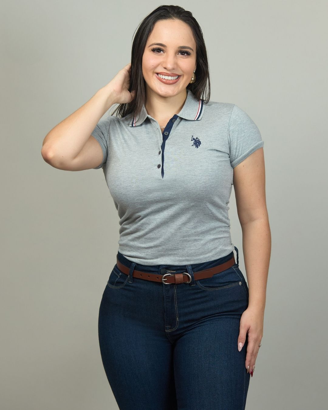 POLO U.S. POLO ASSN GRIS PARA DAMA